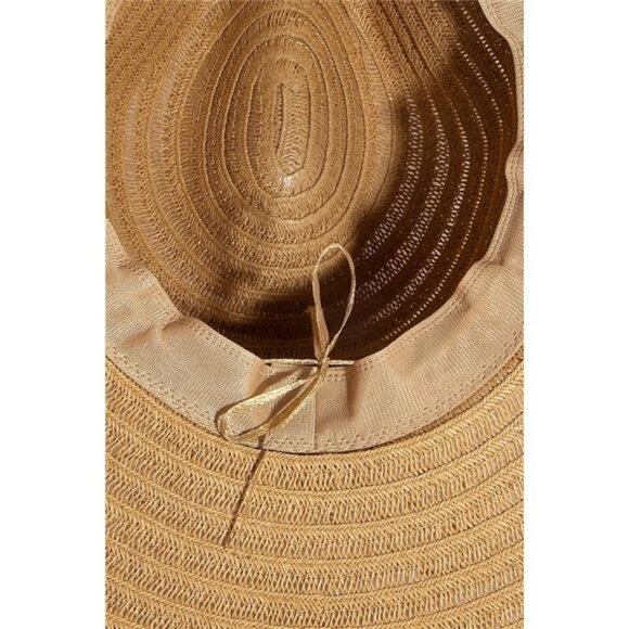 Fame Shell Beaded Wide Brim Straw Hat - Picture 5 of 6